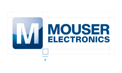 Espace et taille minimums pour le logo Mouser principal