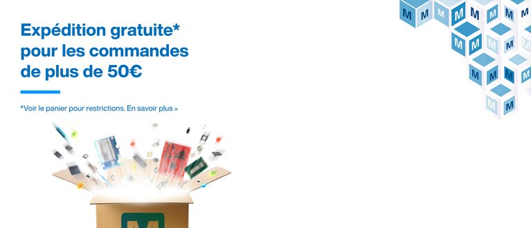 Expédition gratuite* pour les commandes de plus de 50€. *Voir le panier pour restrictions. En savoir plus.
