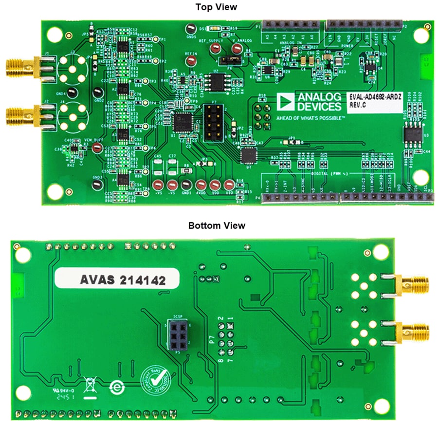 Plan mécanique - Analog Devices Inc. Carte d'évaluation CAN EVAL-AD4692-ARDZ