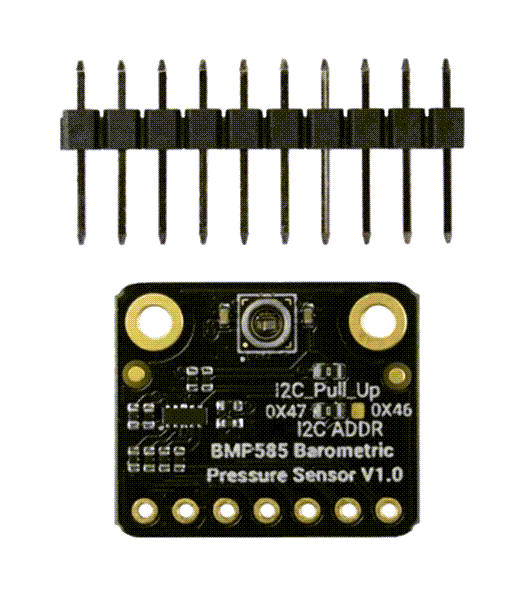 Mechanical Drawing - DFRobot SEN0666 Barometric Pressure & Temperature Sensor