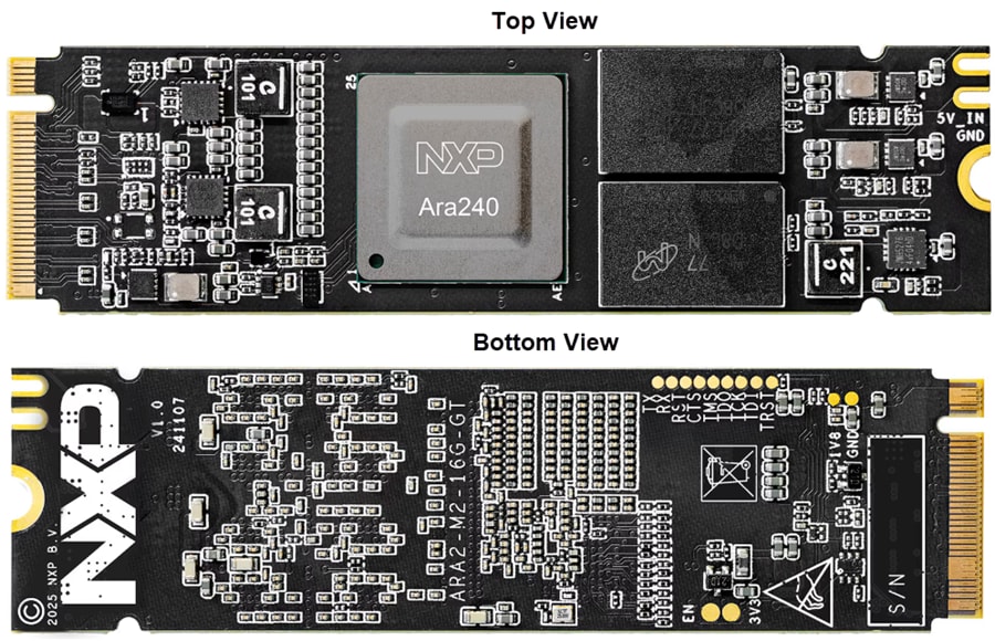 Plan mécanique - NXP Semiconductors Carte de développement du module Ara240 16 GB M.2