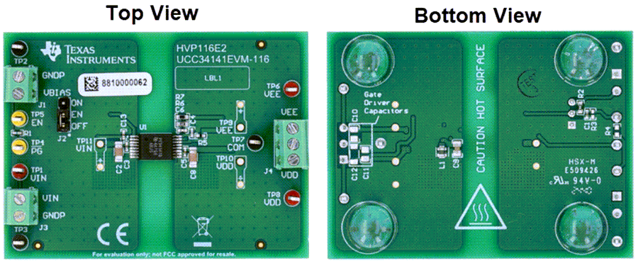 Plan mécanique - Texas Instruments Module d'évaluation (EVM) UCC34141EVM-116