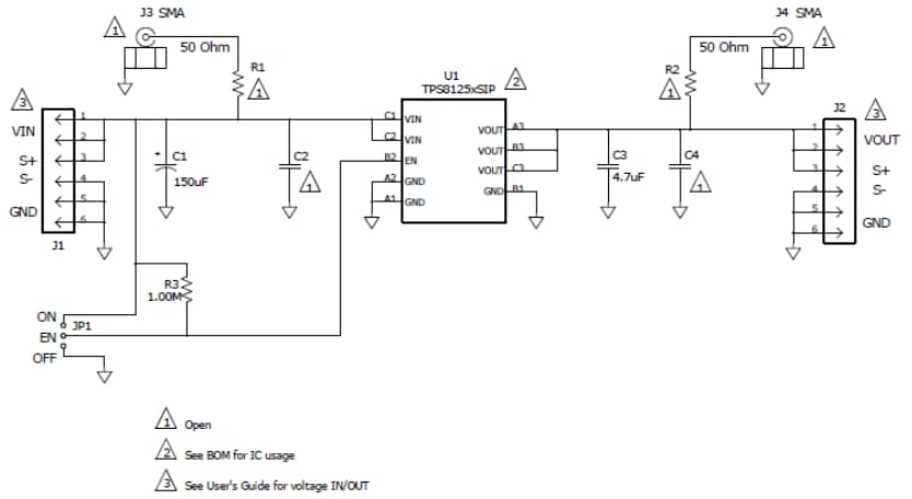 Schéma - Texas Instruments Élévateur de tension haute efficacité et module d'évaluation TPS81256