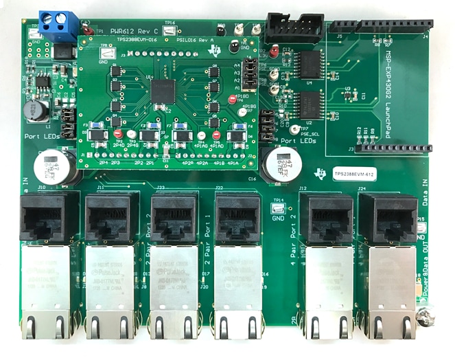 Location Circuit - Texas Instruments TPS2388 IEEE802.3at PoE Evaluation Module