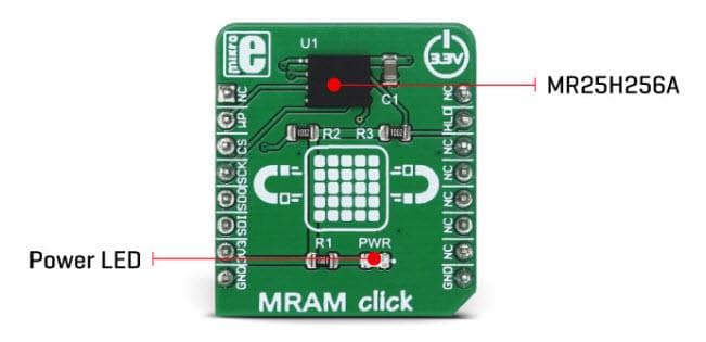 Block Diagram - Mikroe MIKROE-2914 MRAM Click