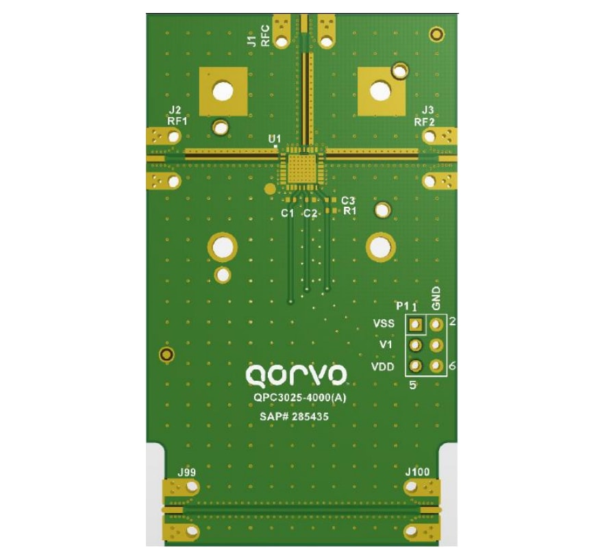 Location Circuit - Qorvo QPC3025EVB-01 Evaluation Board
