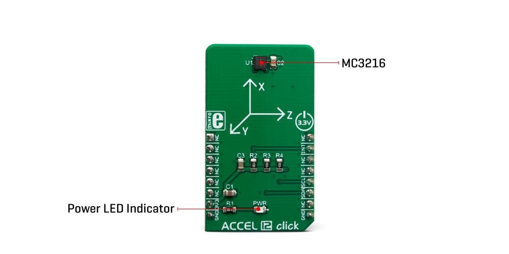Mikroe MIKROE-3464 Accel 12 Click