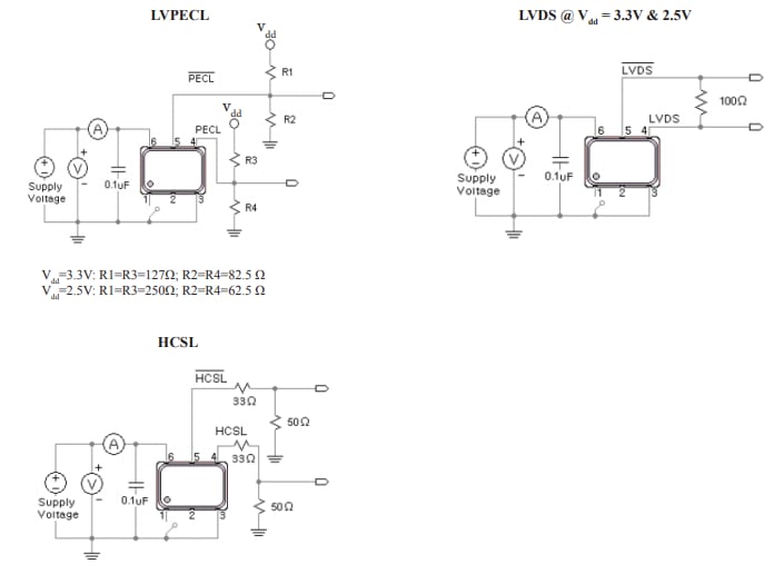 Application Circuit Diagram - Abracon AX3 ClearClock™ Crystal Oscillators Application Circuit Diagram - Abracon AX3 ClearClock™ Crystal Oscillators
