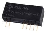 CUI Inc Convertisseurs CC-CC à double sortie 3°W PRQ3W