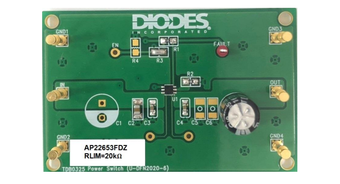 Diodes Incorporated Module d'évaluation AP22653FDZ-EVM
