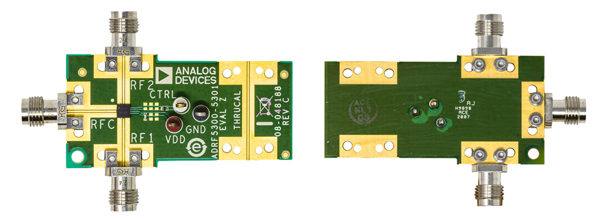 Circuit de localisation - Analog Devices Inc. Carte d'évaluation ADRF5300-EVALZ