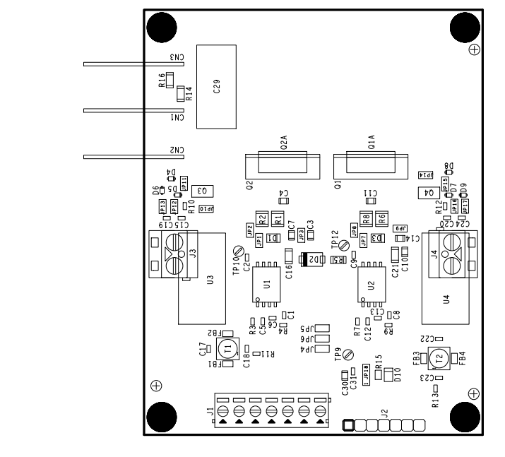 Plan mécanique - STMicroelectronics Carte de démonstration EVALSTGAP2SICSC