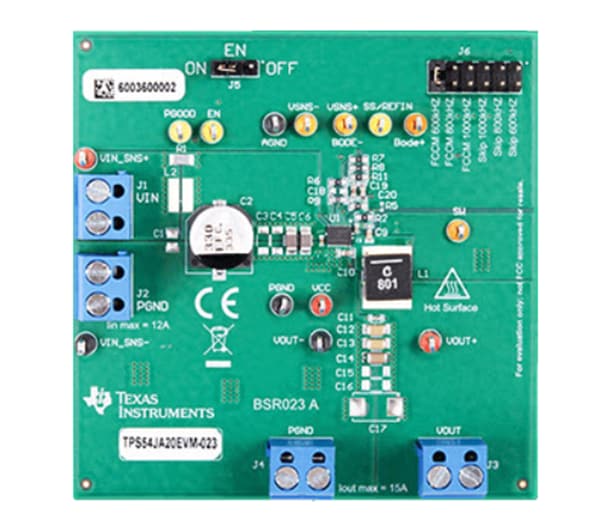 Plan mécanique - Texas Instruments Module d'évaluation (EVM) TPS54JA20EVM-023