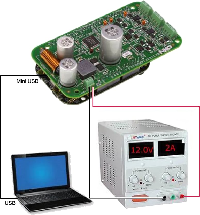 Schéma du circuit d'application - NXP Semiconductors Module d'évaluation FRDMPT2001EVM