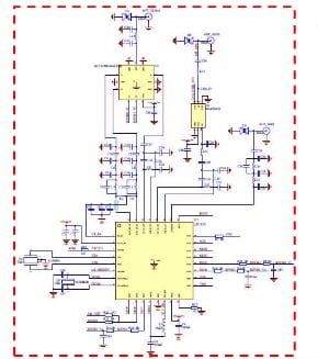 Schéma - Semtech Kits d'évaluation LR1110DVK1TxKS