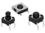 CUI Devices Commutateurs tactiles 6 mm x 6 mm