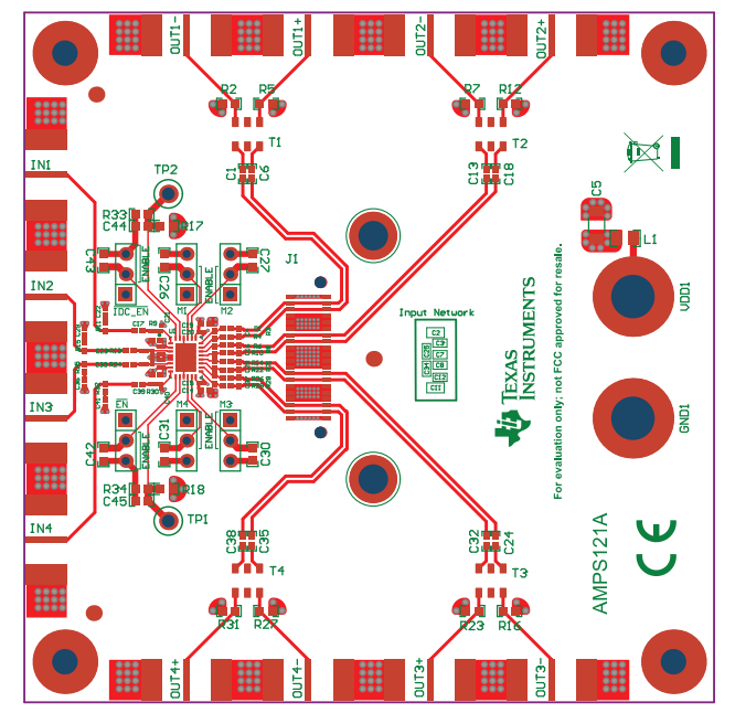 Texas Instruments Module d'évaluation LMH32404RHFEVM