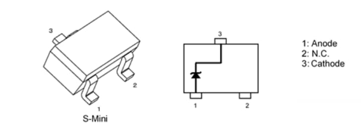 Schéma du circuit d'application - Toshiba Diodes Zener série MSZ