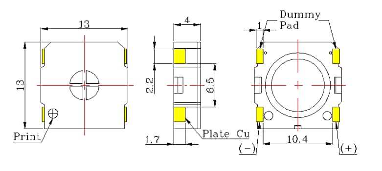 Advanced Acoustic Technology Corp. AKS-1308-1 Micro-Speaker Advanced Acoustic Technology Corp. AKS-1308-1 Micro-Speaker
