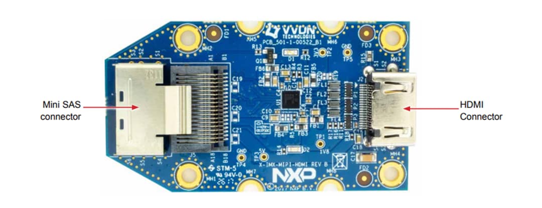 NXP Semiconductors Mini Kit d'évaluation i.MX 8M (8MMINILPD4-EVKB) NXP Semiconductors Mini Kit d'évaluation i.MX 8M (8MMINILPD4-EVKB)
