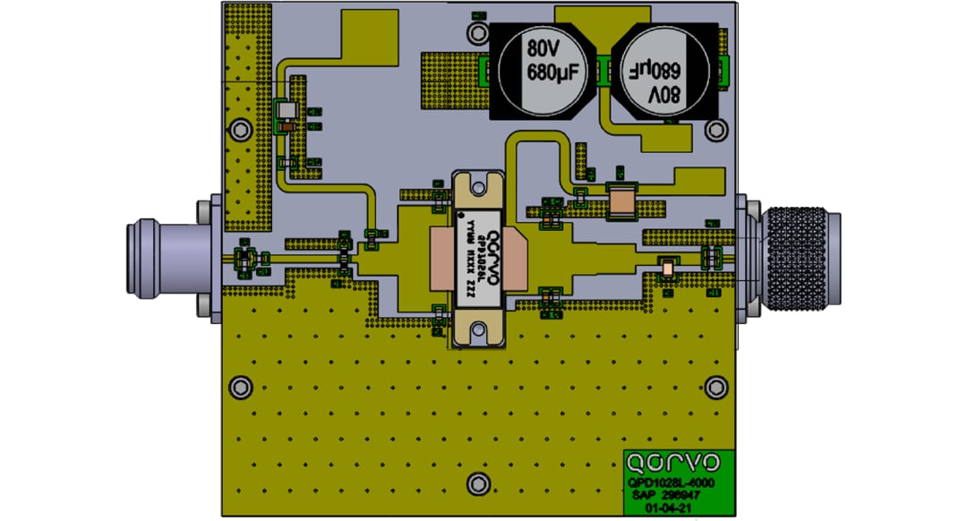 Qorvo Cartes d'évaluation pour QPD1028 et QPD1028L