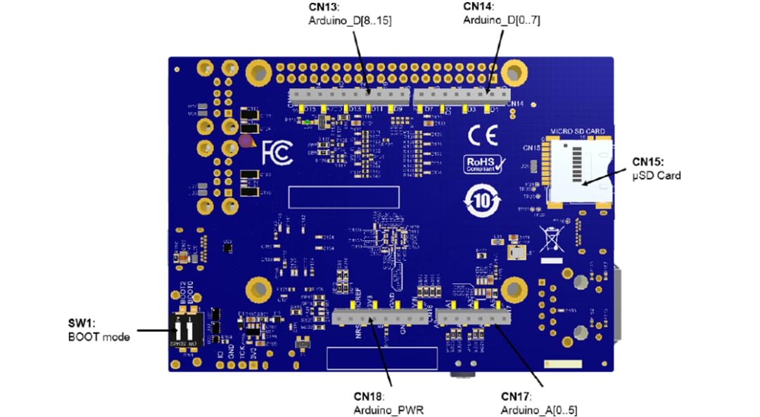 STMicroelectronics Kits de découverte STM32MP157D-DK1 et STM32MP157F-DK2 STMicroelectronics Kits de découverte STM32MP157D-DK1 et STM32MP157F-DK2