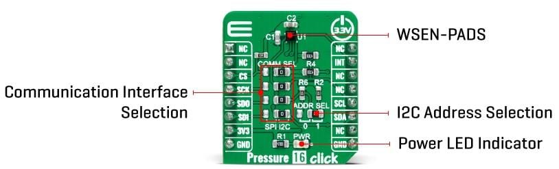 Mikroe Pressure 16 Click