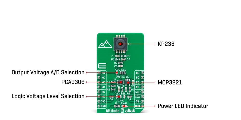 Mikroe Altitude 5 Click Mikroe Altitude 5 Click