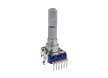 Potentiomètres doubles à arbre rotatif en métal de 12 mm PRS12R