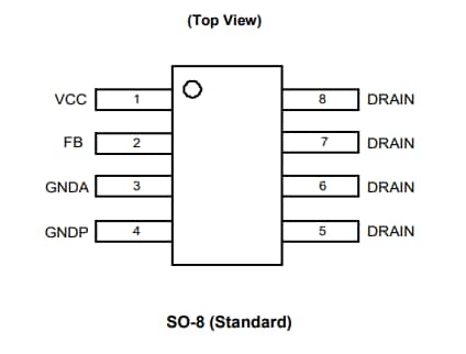Diodes Incorporated Commutateur de puissance abaisseur CA universel AP3928