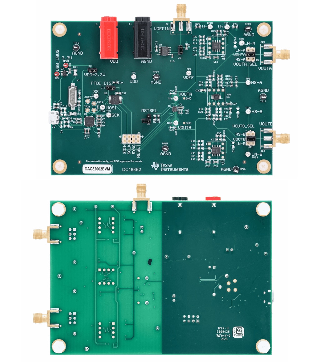 Texas Instruments Module d'évaluation DAC82002EVM