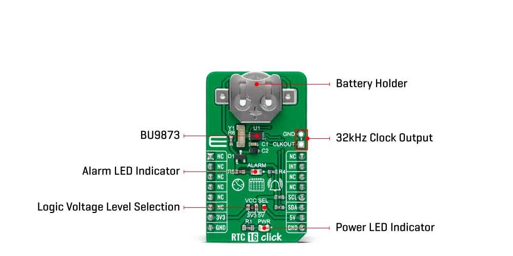 Mikroe RTC 16 Click