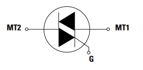 Schéma - Littelfuse Triacs alternistors 16 A QJxx16xHx