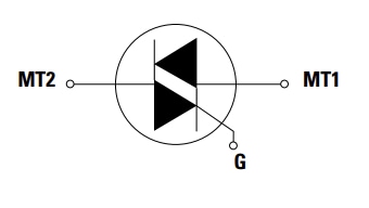 Schéma - Littelfuse Triacs alternistors haute température 16 A QVxx16xHx
