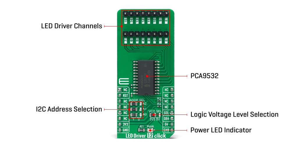 Mikroe LED Driver 12 Click