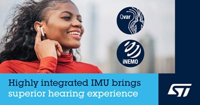 STMicroelectronics Accéléromètre et gyroscope triaxial iNEMO LSM6DSV16BX