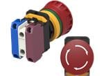 TE Connectivity / Alcoswitch Interrupteurs PBES22 à arrêt d’urgence 22mm à bouton-poussoir