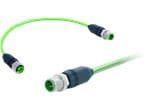 HARTING faisceaux de câbles hybrides codés en Y M12
