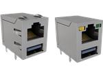 Connecteurs empilés combinés RJ36