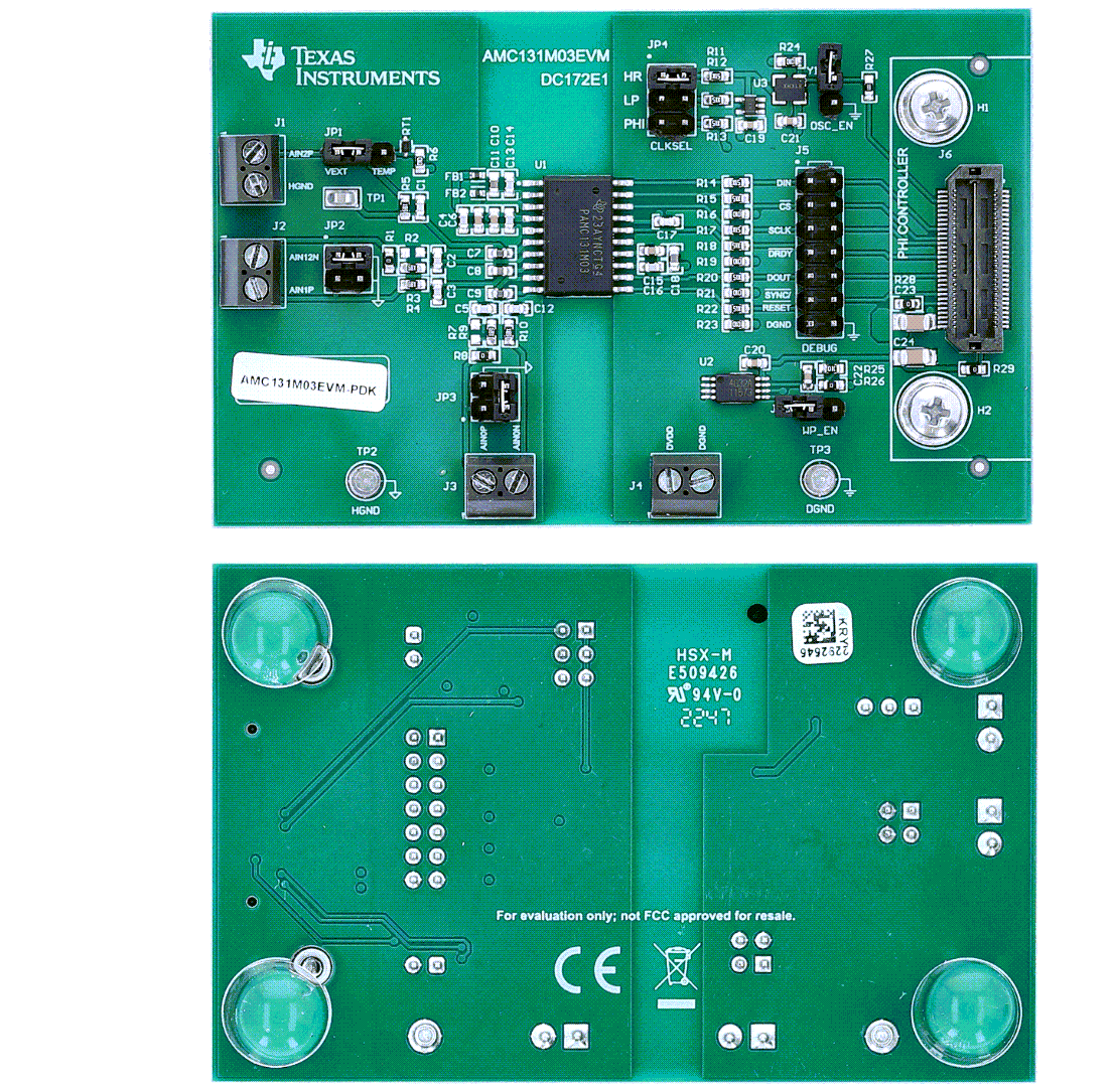 Texas Instruments Kit de démonstration de performances (PDK) AMC131M03EVM