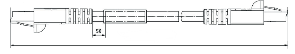 Plan mécanique - Amphenol Air LB Germany Câbles Ethernet GPC VG96927T018