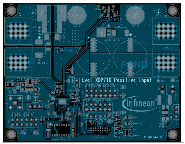 Infineon Technologies Carte d'évaluation EVAL_XDP710_V2