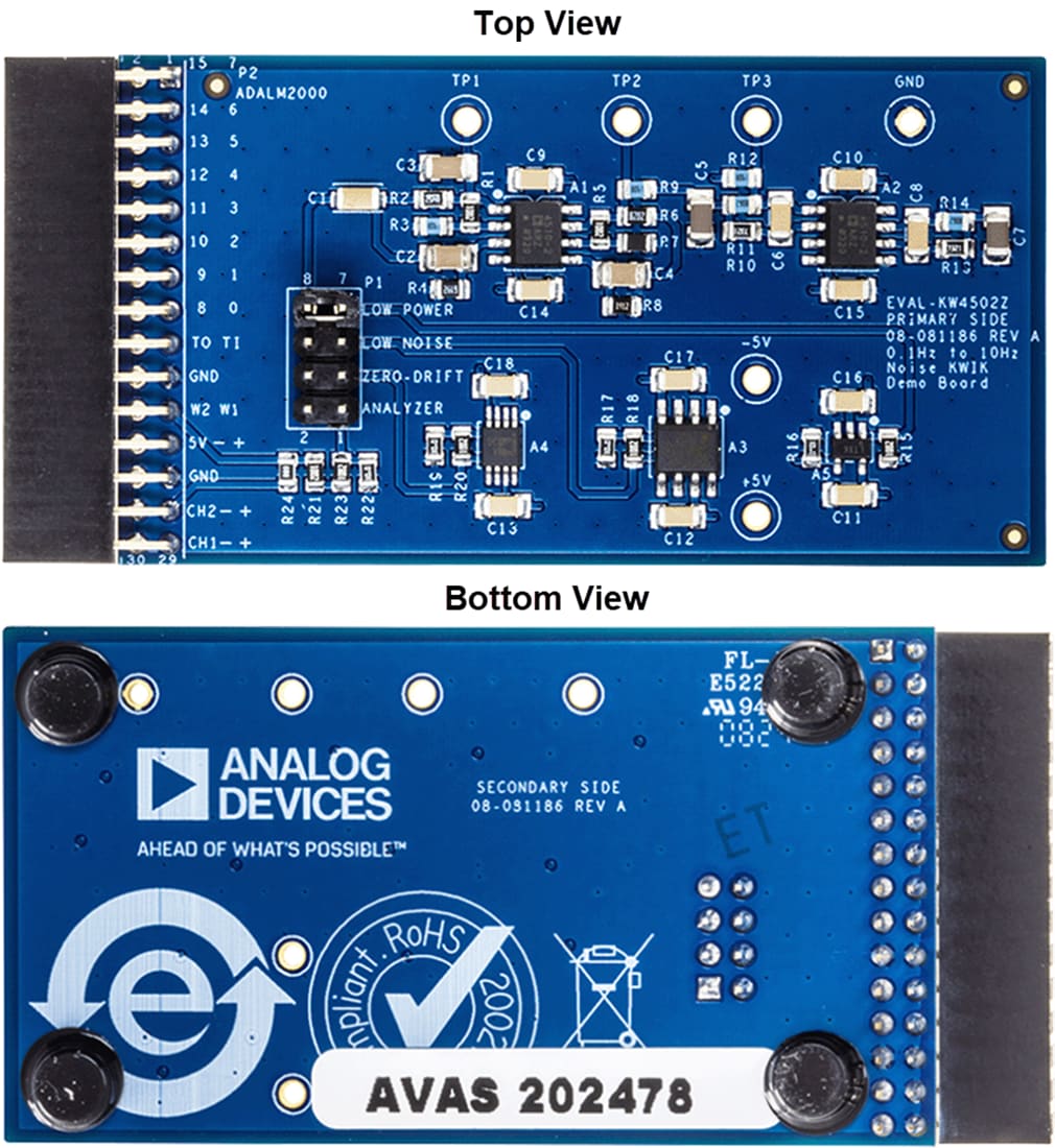 Plan mécanique - Analog Devices Inc. Tableau de démonstration EVAL-KW4502Z