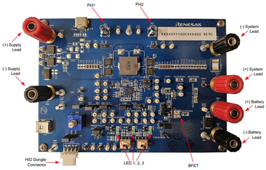 Graphique - Renesas Electronics Carte d'évaluation RTKA489EPRDK0010BU