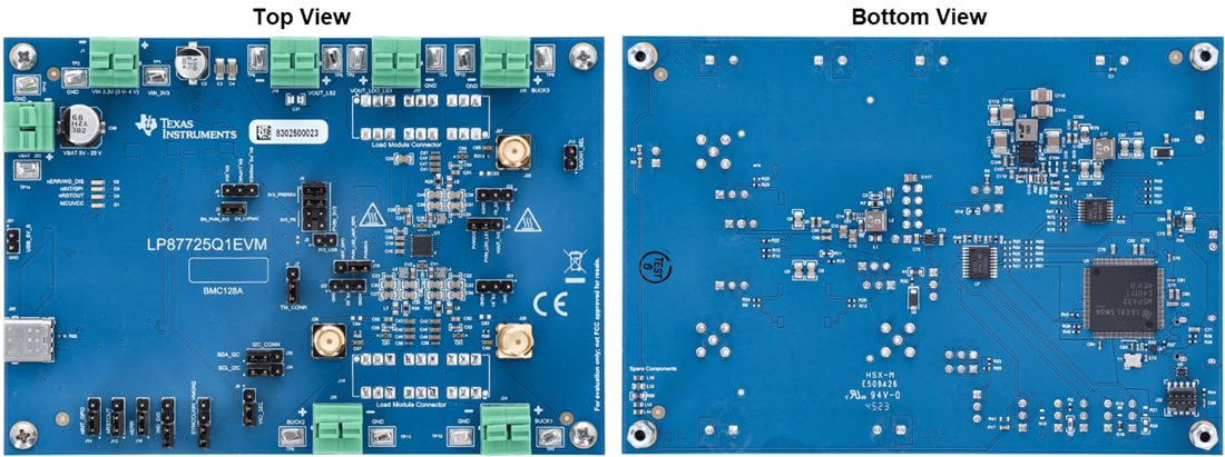 Plan mécanique - Texas Instruments Module d'évaluation (EVM) de convertisseur LP87725Q1EVM