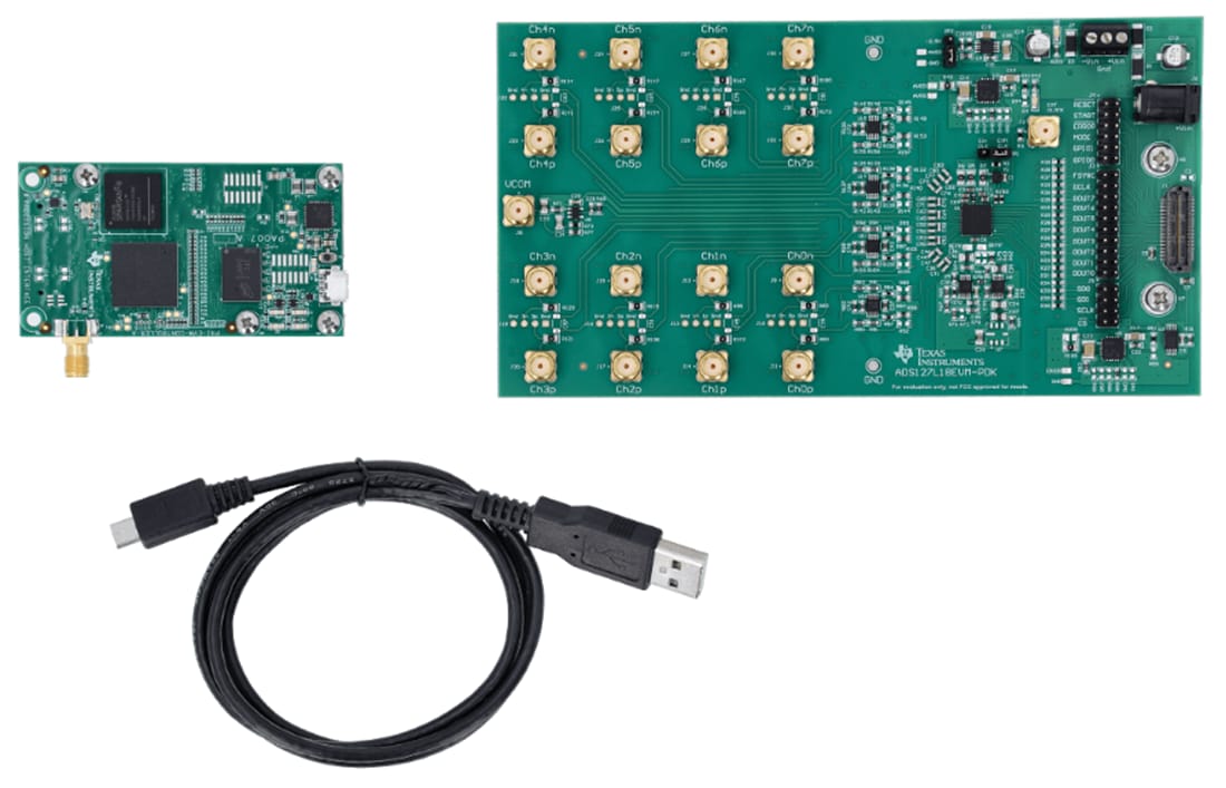 Graphique - Texas Instruments Module d'évaluation (EVM) ADS127L18EVM-PDK