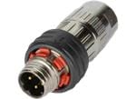 HARTING Connecteurs blindés à verrouillage interne M12 PushPull