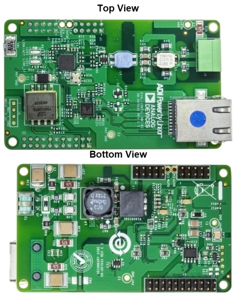 Plan mécanique - Analog Devices Inc. Blindages SPoE EVAL-10BT1L-MCS IEEE 802.3 cg