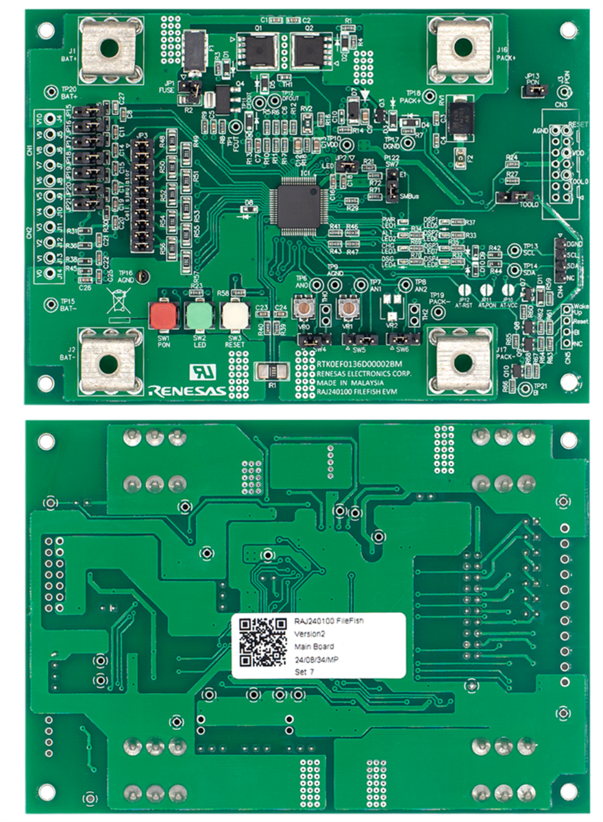 Circuit de localisation - Renesas Electronics Kit d'évaluation RAJ240090/100 R-BMS F