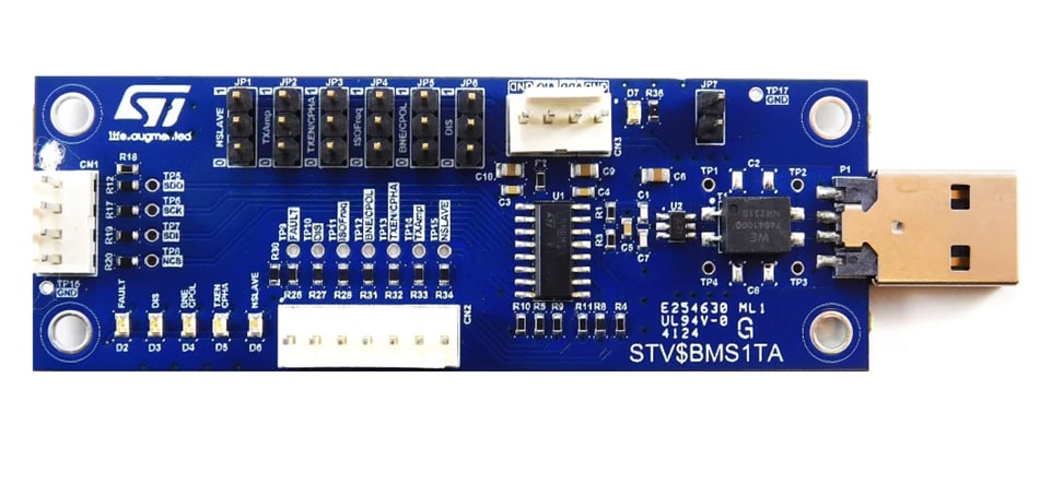 Circuit de localisation - STMicroelectronics Clé électronique SPI vers SPI isolé STEVAL-BMS1T